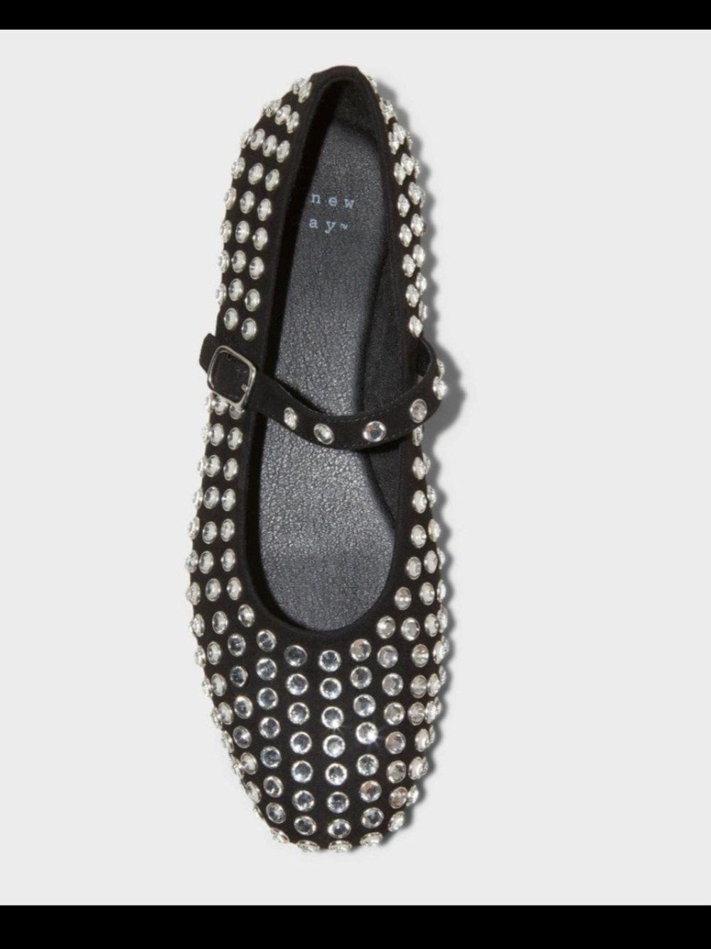 Women's Issa Rhinestone Mary Jane Ballet Flats - A New Day Size 6 & 8 - Picture 5 of 16